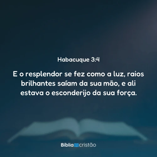Habacuque 3:4