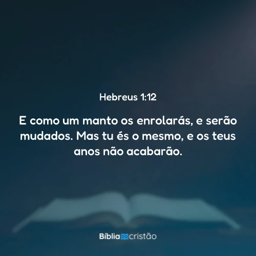 Hebreus 1:12