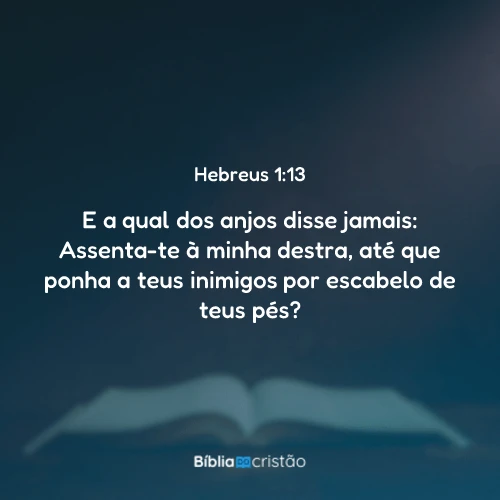 Hebreus 1:13