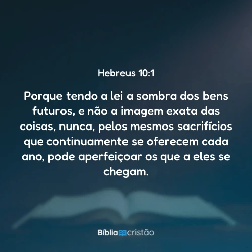 Hebreus 10:1