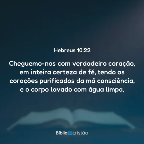 Hebreus 10:22