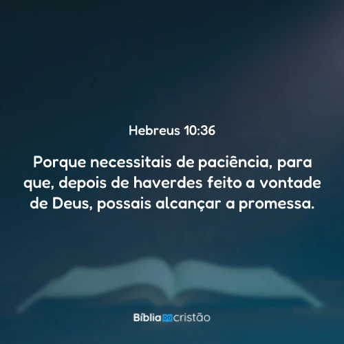Hebreus 10:36