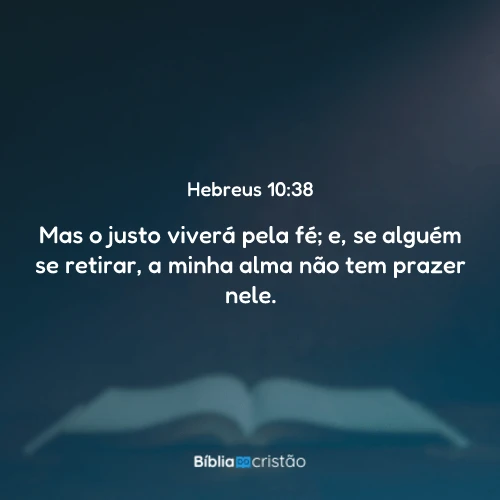 Hebreus 10:38