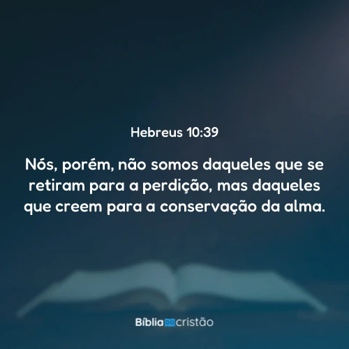Hebreus 10:39