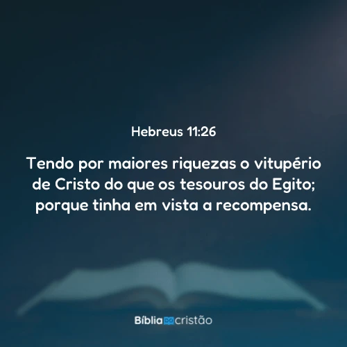 Hebreus 11:26