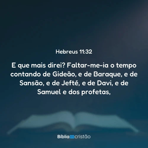 Hebreus 11:32