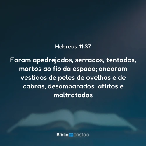 Hebreus 11:37
