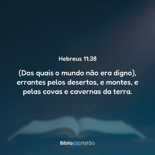 Hebreus 11:38