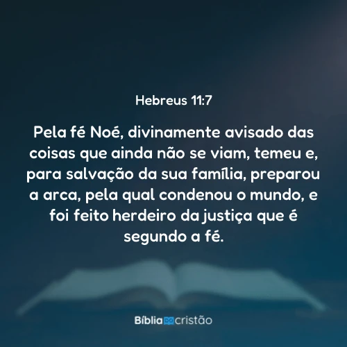 Hebreus 11:7