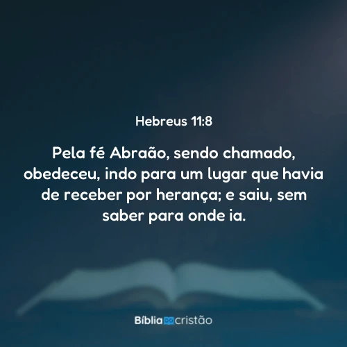Hebreus 11:8