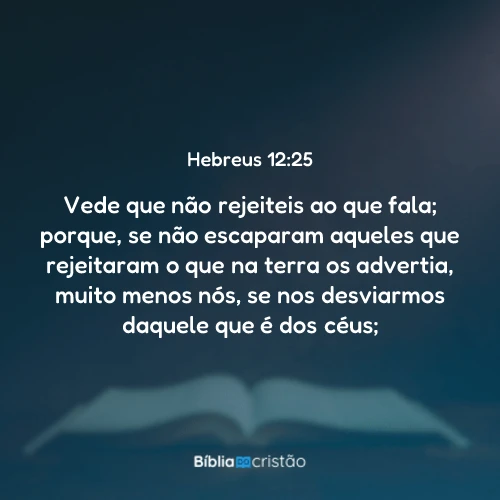 Hebreus 12:25