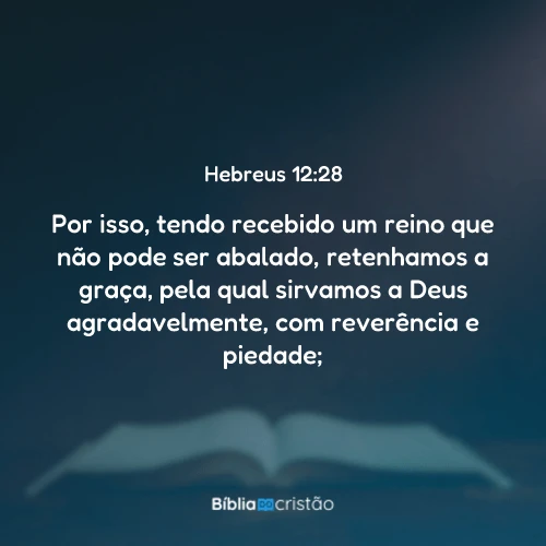 Hebreus 12:28