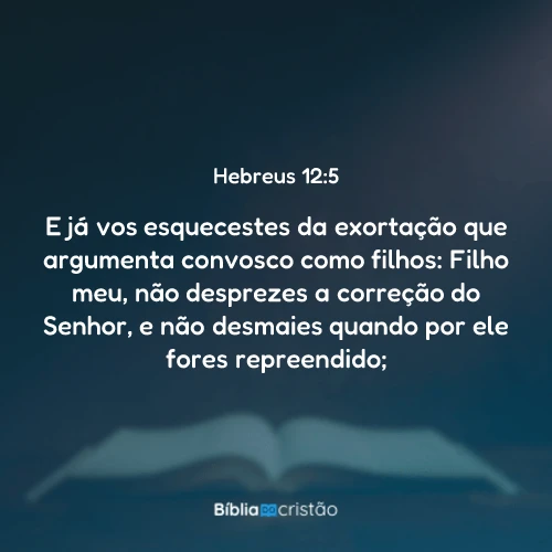 Hebreus 12:5