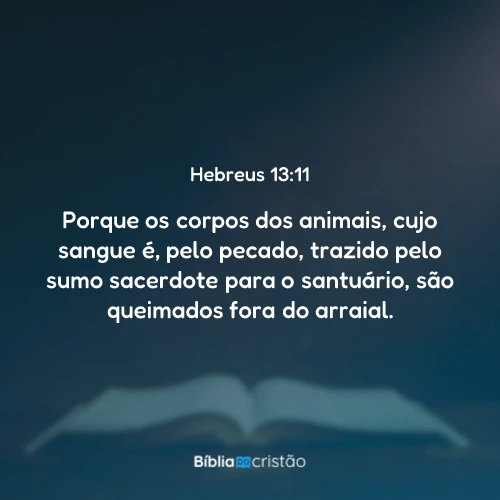 Hebreus 13:11
