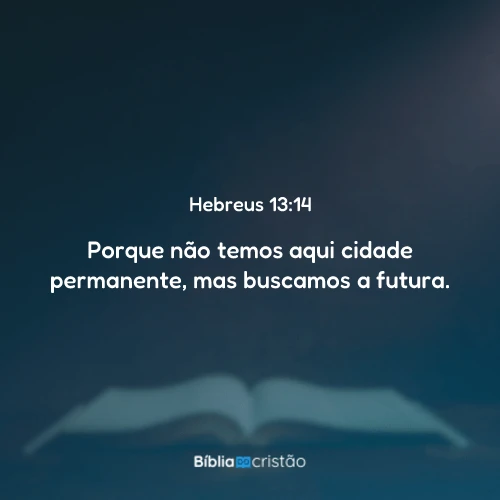 Hebreus 13:14