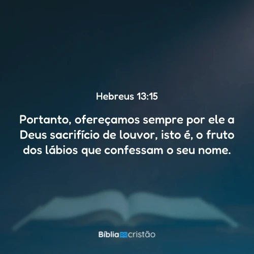 Hebreus 13:15