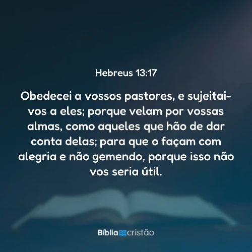 Hebreus 13:17