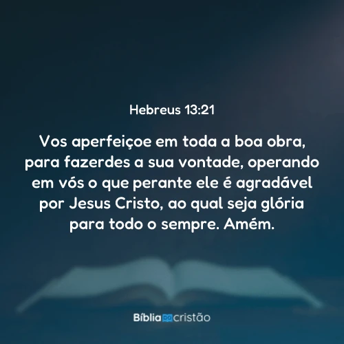 Hebreus 13:21