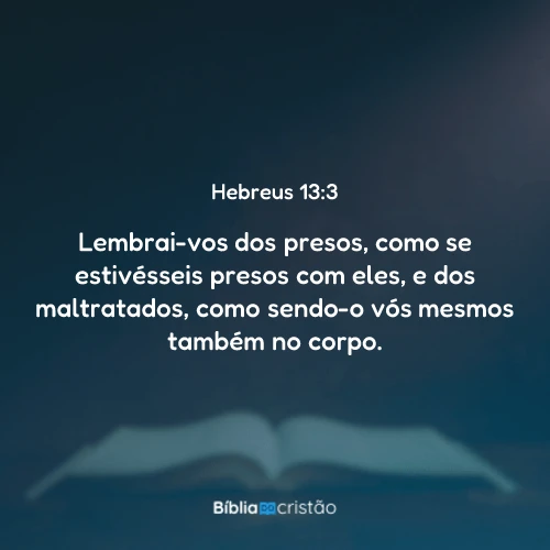 Hebreus 13:3