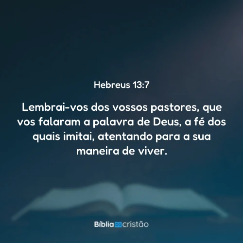 Hebreus 13:7