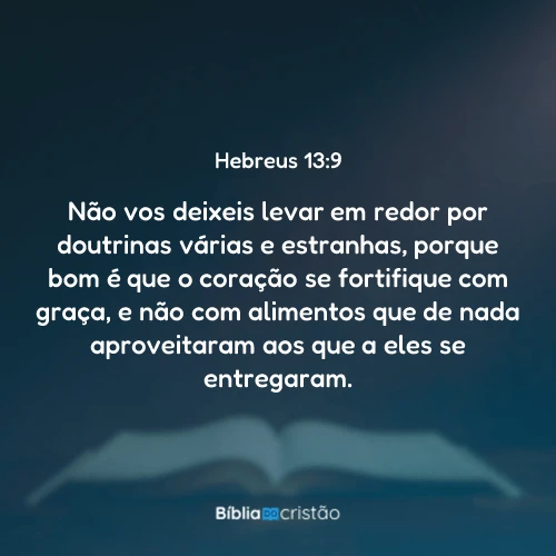 Hebreus 13:9
