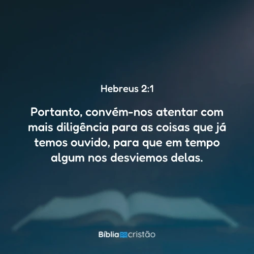 Hebreus 2:1