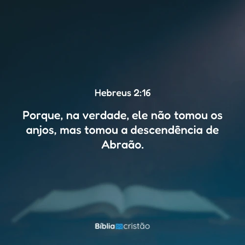 Hebreus 2:16