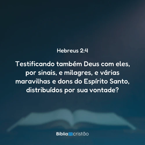 Hebreus 2:4