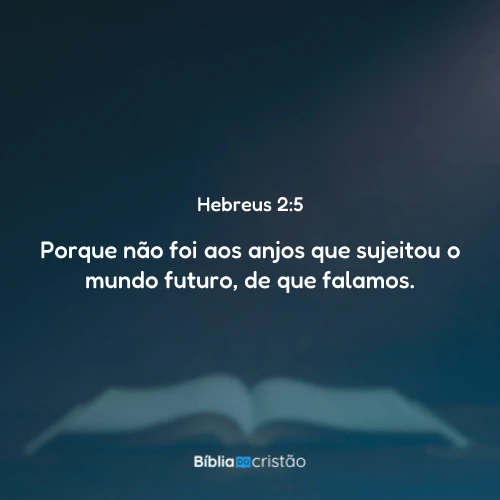 Hebreus 2:5