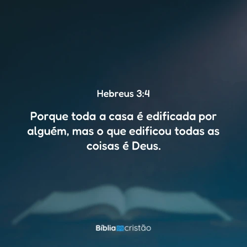 Hebreus 3:4