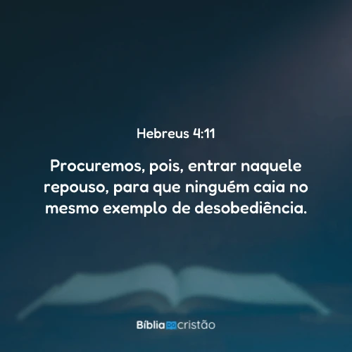 Hebreus 4:11