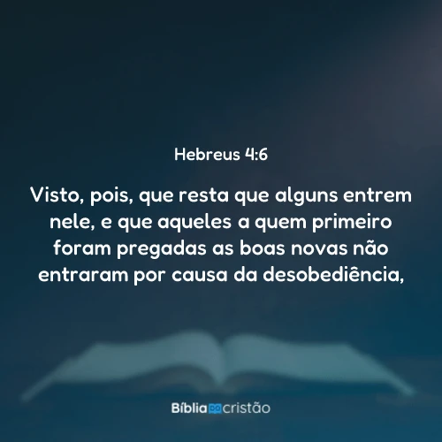 Hebreus 4:6