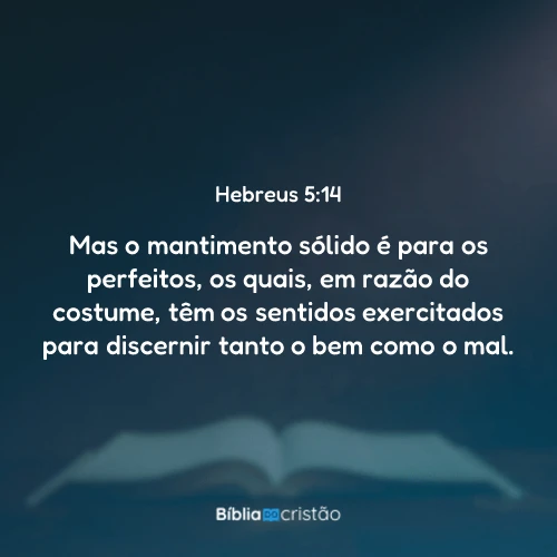 Hebreus 5:14