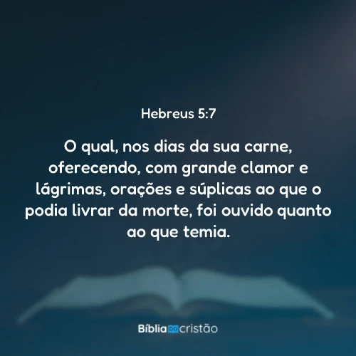 Hebreus 5:7