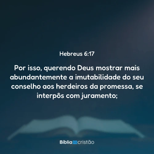 Hebreus 6:17