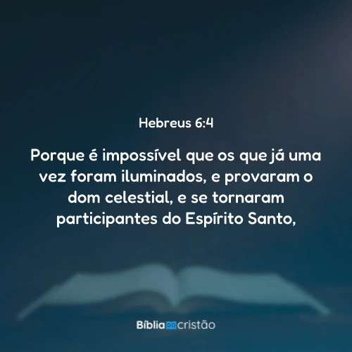 Hebreus 6:4