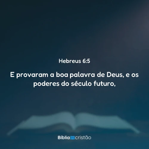 Hebreus 6:5