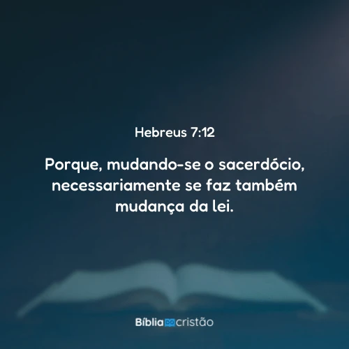 Hebreus 7:12