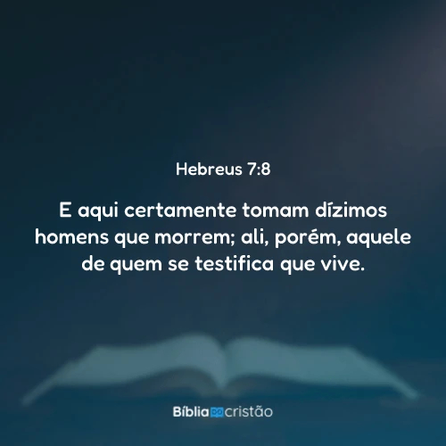 Hebreus 7:8