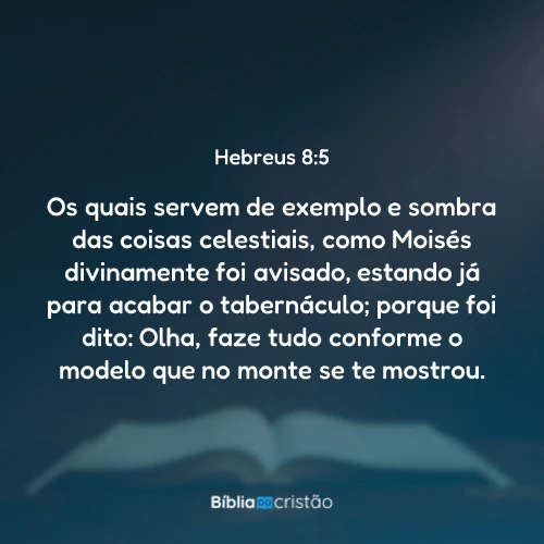 Hebreus 8:5