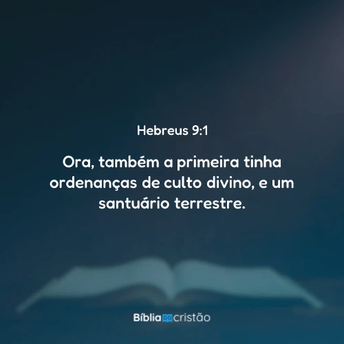 Hebreus 9:1