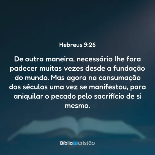Hebreus 9:26