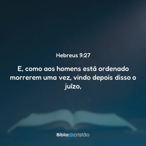 Hebreus 9:27