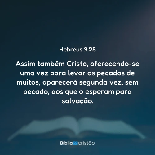Hebreus 9:28