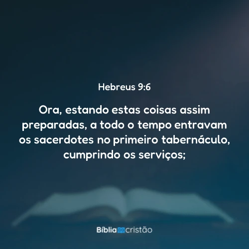 Hebreus 9:6