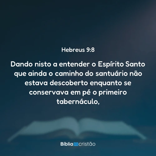 Hebreus 9:8