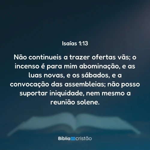 Isaías 1:13