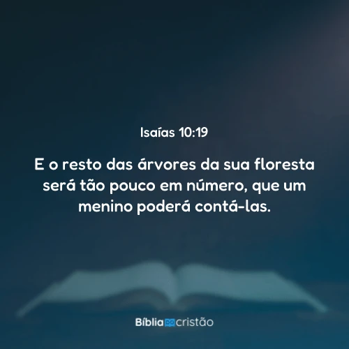 Isaías 10:19