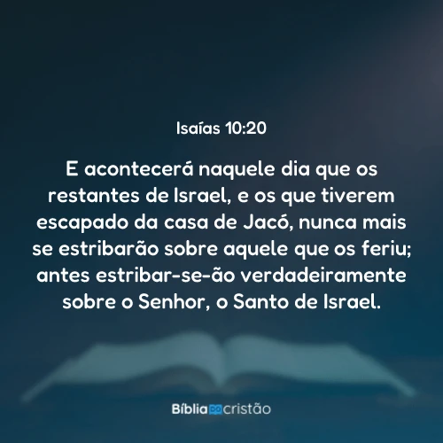 Isaías 10:20