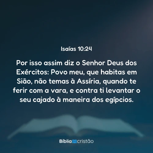 Isaías 10:24